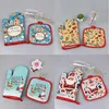 Ovenwanten 2pcsset Kerst Handschoenen Vrolijk Decoraties Xmas Huis Keuken Ornamenten Navidad Noel Jaar Geschenken 231017