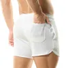 Vêtements de nuit pour hommes Mode Mens Boxer Shorts Coton Respirant Confort Homewear Sleep Bottoms Male Trunks