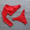 Traje de baño para mujer 2023 mujeres traje de baño un hombro micro triángulo tanga pieza monokini bañistas femeninos traje de baño mujer ropa de playa