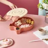 Borden Snack Fruitschaal Kinderen Leuke Snoepdoos Plastic Compartiment Met Afdekmoer Creatief Huishoudelijk Grote capaciteit