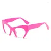 Lunettes de soleil, matériau de la monture de miroir, lunettes plates en PC, apparence de mode, accessoires pour vêtements, lentille, détails de qualité