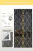 Ren gardiner svart vågmönster textur magnetisk gardin anti mygg netto dörr fönster skärm insekt mesh köksdörr gardin 231018
