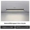 Ceiling Lights Surface Mounted Linear Lamp Long Strip Led Lamps Balcony Aisle Cloakroom Living Room Dining Minimalist Black