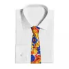 Bow Ties Tie Dye Neckties Unisex Polyester 8 Cm Colorful Neck For Mens Fashion Classic Accessories Cravat Wedding Office