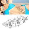 5pc temporärer Tattoos Frauen sexy Tattoo Aufkleber Blume Tatoo Brust Arm Bein Taille Fake 231018