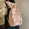 Sırt çantası tarzı okul çantaları basit düz renkli sırt çantası kadınlar su geçirmez naylon çantalar genç kızlar için kitap çantası lady seyahat backbag soulder bagcatlin_fashion_bags