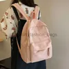 Borse da scuola stile zaino Zaino semplice in tinta unita Borse da donna in nylon impermeabile per ragazze adolescenti Bookbag Lady Borsa da viaggio Borsa a tracollacatlin_fashion_bags