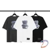 Мужские футболки, летние стильные мужские и женские повседневные футболки с принтом медведя спереди и сзади We11done, футболка высокого качества в стиле хип-хоп Welldone Top242d