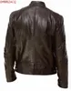 Couro masculino couro falso DYB ZACQ primavera outono jaqueta de couro genuíno masculino streetweaar casaco de pele de carneiro homem moto motociclista jaquetas de couro vintage S-5XLL231018