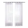 Rideaux semi-transparents – Filtrage de la lumière, draperies douces pour chambre à coucher, salon, salle de bain, décoration de fenêtre