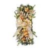 Fleurs décoratives décoration de noël couronne d'escalier hiver couronnes de noël escalier mur fenêtre suspendus ornement pour fête Navidad 2023