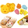 Stampi da forno Mods Bambini Bento Sand Mold Cutter Cartoon Animal Bear Pane Fai pancake fai da te per scatole 230923 Consegna a domicilio Home Garde Dhjih