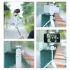 Trépieds VIJIM Ulanzi MT08 trépied pliable pour téléphone Mini Portable Selfie Stick14 vis rotule universelle pour appareil photo DSLR accessoires 231018