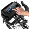 Borse laterali Borsa per bicicletta Scooter elettrico Anteriore 4L Manubrio per bici impermeabile di grande capacità con touch screen per accessori ciclismo 231017