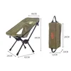 Camp Furniture Kid Summer Outdoor Folding Chair Kid Chair Ultra Light Aluminum Alloy Moon Chair Camping Portable Beach Barbecue Fishing Chair 231018