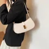 Evening Bags Red Underarm Bag For Women Autumn 2023 French Luxury Retro Wedding Shoulder Crossbody Casual Simple Leather Handbags