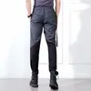 Herrenhose 27-46 2023 Dj Yamamoto Style Stage Walk Vintage Hose Farbblock Haremskostüme Plus Size Kleidung