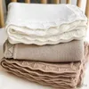 Couvertures Style bébé coton tricoté couvertures nouveau-né bébé laine champignon couverture Photo couverture