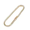 Factory Cheap Price 925 Sterling Silver 18k Gold Plated Moissanite Diamond Tennis Chain Bracelets