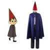 Wirt Anime Cosplay aus Animation über die Gartenwand Halloween Kostüm Mantle Cape Outfit für erwachsene Kinder