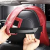Seat Cushions 3D Nappa Leather Memory Foam Headrest Car Neck Pillow Support Neck Rest Pillow for Car Pain Relief Travel Neck Support Q231018
