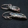 Collares colgantes El cristal vintage de feldespato brillante natural es un regalo bellamente diseñado Piedra semipreciosa de cuarzo