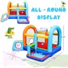 Sand Play Water Fun Inflatable Jumper Bounce House Playground Backyard Playhouse Park Jumping Castle with Splash Pool Beach Volleyball Plus Heav 231017