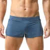 Mäns sömnkläder Boxer Shorts Sleep Underwear Mesh Bottoms Sexiga andningsbara pyjamas Soft Lounge Home Loose