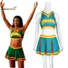 Breng het op kostuum Klavers Groen Cheerleader Outfit Klavers Uniform Cosplay Kostuum Vrouwen Halloween OutfitCosplay