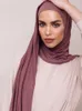 Etniska kläder Premium Instant Hijab Jersey Hijabs For Woman Scarf Muslim Turbans Women Turban Head Wrap Foulard Femme Ramadan