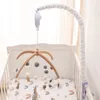 Mobile 1set Baby Mobile Rattles Toys 012 Miesięć Karuzel Crib Holder Bell Bell Mom ręcznie robione dla Borns 231017