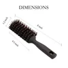 Hair Brushes Anti Static Soft Boar Bristles Comb Quick Dry Brush Professional Salon 231017