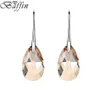 Original Crystal From SWAROVSKI Classic Drop Earrings Rhinestone Hanging Pendientes Jewelry Women Mother's Day Gift233w