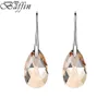 Cristal Original de SWAROVSKI classique boucles d'oreilles strass suspendus Pendientes bijoux femmes fête des mères cadeau 233w