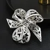 Brosches Donia Jewelry European och American Fashion Titanium Micro-inlyid Zircon Bow Brosch Luxury Retro Insect Pin.