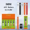 Top 1 Authentic Imini 380mah variable voltage preheating battery e cigarette 510 thread for thick oil vape cartridges 3.3-3.8-4.3-4.8v for Vapour Shenzhen Factory