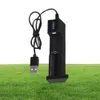 Интеллектуальный USB 37V LIION Universal Battery Charge Single Slot, подходящий для 18650 26650 32650 18500 14500 Перезаряженный D4 UM29398986