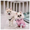 Vêtements pour chiens britanniques rétro rembourrés coupe-vent imperméable imperméable veste pour animaux de compagnie manteaux petits vêtements pour grands chiens