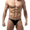 Sous-vêtements Hommes Strings G-strings Sous-vêtements Taille basse Slip solide Poche bombée Jockstrap Lingeries Tanga Hombre Sexy Culotte respirante