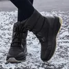 Moipheng Schnee Frauen wasserdicht 652 Halten Sie warme Plüschplattform weibliche Schnüre-up-Stiefel Winterschuhe Botas Femininas 231018 71990