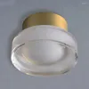 ウォールランプモダンクリエイティブLEDランプブラックゴールドアクリルアイアンアイルリビングルームベッドサイドスコンセ照明器具
