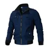 Mens Jackets Bomber Jacket Men Fashion Casual Windbreaker Coat Spring Autumn Outwear Stand Slim Military 231018