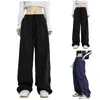 Pantalons pour femmes Femmes Pantalons Chic Rétro Sports Hip Hop Américain Lâche Y2K Streetwear Taille Haute Dame Qualité Casual