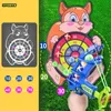 Sports Toys Montessori Dart Board Slings Target Sticky Ball Dartboard Catapult Throw Sport Game Education Child Outdoor Games for Kids 231017
