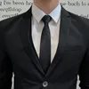 Men's Suits Men Three-piece Suit Mens Business Casual Slim Office Formal Wear Wedding Tuxedos Two Buckles Tuxedo