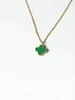 Pendant Necklaces Clover Leaf Luxury Designer Jewelry Fashion Women Bracelet Necklace Earring Classic Christmas