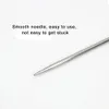 Arts and Crafts 9Sizes 206mm Circular Knitting Needles Stainless Steel Crochet for DIY Weaving Sewing Tools 65cm 231017