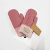 2023 Knitted mittens for mens women Autumn Winter warm solid color classic design couple gloves