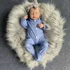 Dolls 20 Inches LouLou Bebe Reborn 3D Skin Realistic Alive Lifelike born Handmade Vinyl Doll Kids Girls Gift 231017