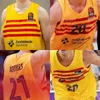 Bedrukt basketbal Baloncesto 44 Joel Parra Jerseys Barca Lassa 22 Jabari Parker 13 Tomas Satoransky 12 Nikola Kalinic 1 Oscar Da Silva 8 Dario Brizuela Liga A